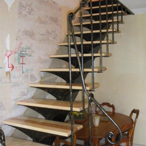 Escalier en fer